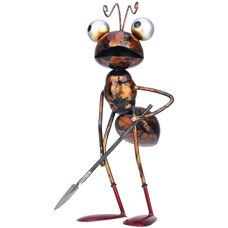 Tooarts Metal Ant Garden Decor Sculpture Home Patio Lawn Yard Indoor Outdoor Statue Ornament - Image 1